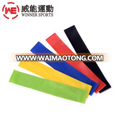 Different strength latex resistance band loop for indoor exercise