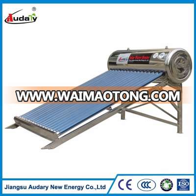 stainless steel Non-pressurized solar water heater for home